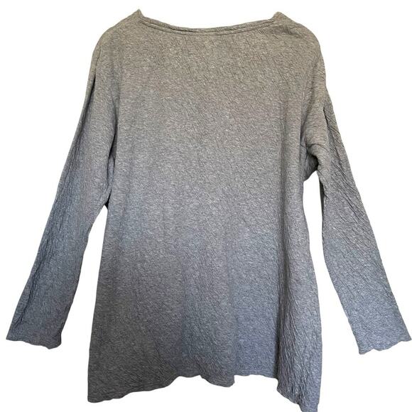 Pure Jill Top Long Sleeve Oversized Lagenlook Minimalist Long Sleeve Size Large - Picture 2 of 5